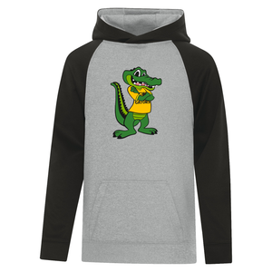 Greenwood Game Day Fleece Two Tone Youth Hooded Sweatshirt