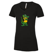 Load image into Gallery viewer, Greenwood Ring Spun Cotton V-Neck Ladies Tee