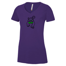 Load image into Gallery viewer, Greenwood Intramurals Ring Spun Cotton V-Neck Ladies Tee