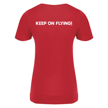 Load image into Gallery viewer, Greenwood Intramurals Ring Spun Cotton V-Neck Ladies Tee