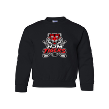 Load image into Gallery viewer, HJM Tigers Fleece Crewneck Youth Sweater