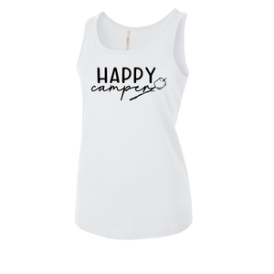 Happy Camper Eurospun Ring Spun Ladies Tank