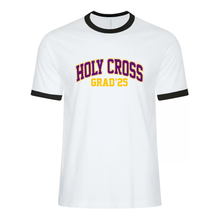 Load image into Gallery viewer, Holy Cross GRAD 2025 Campus Edition Ringer Tee