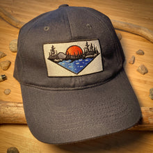 Load image into Gallery viewer, Naturally Illustrated Sunset Patch Heavyweight Brushed Cotton Ball Cap