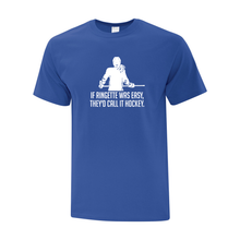 Load image into Gallery viewer, Sault Ringette Club &#39;If Ringette Was Easy&#39; Everyday Cotton Adult Tee