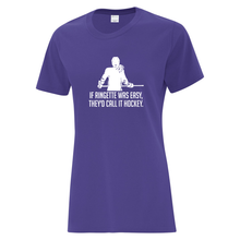 Load image into Gallery viewer, Sault Ringette Club &#39;Fun Phrases&#39; Everyday Cotton Ladies Tee