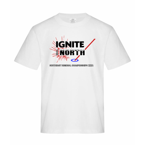 Ignite The North Ringette Championships Everyday Ring Spun Cotton Youth Tee