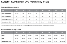 Load image into Gallery viewer, River View STAFF KOI Element CFF French Terry 1/4 Zip (Embroidered)