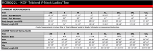 Matt Wheten Legacy Tournament KOI Triblend V-Neck Ladies Tee