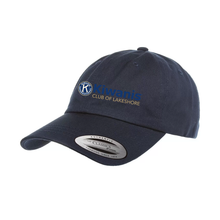Load image into Gallery viewer, Kiwanis Club of Lakeshore Cotton Twill &#39;Dad&#39; Cap