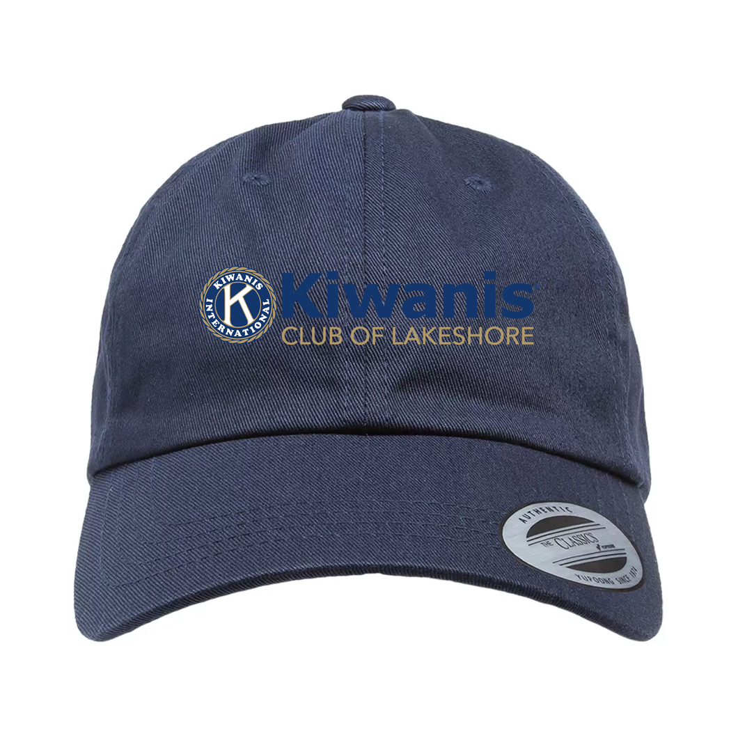 Kiwanis Club of Lakeshore Cotton Twill 'Dad' Cap