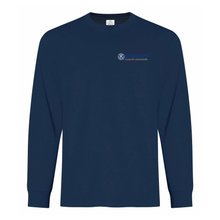 Load image into Gallery viewer, Kiwanis Club of Lakeshore Embroidered Everyday Ring Spun Cotton Long Sleeve Adult Tee