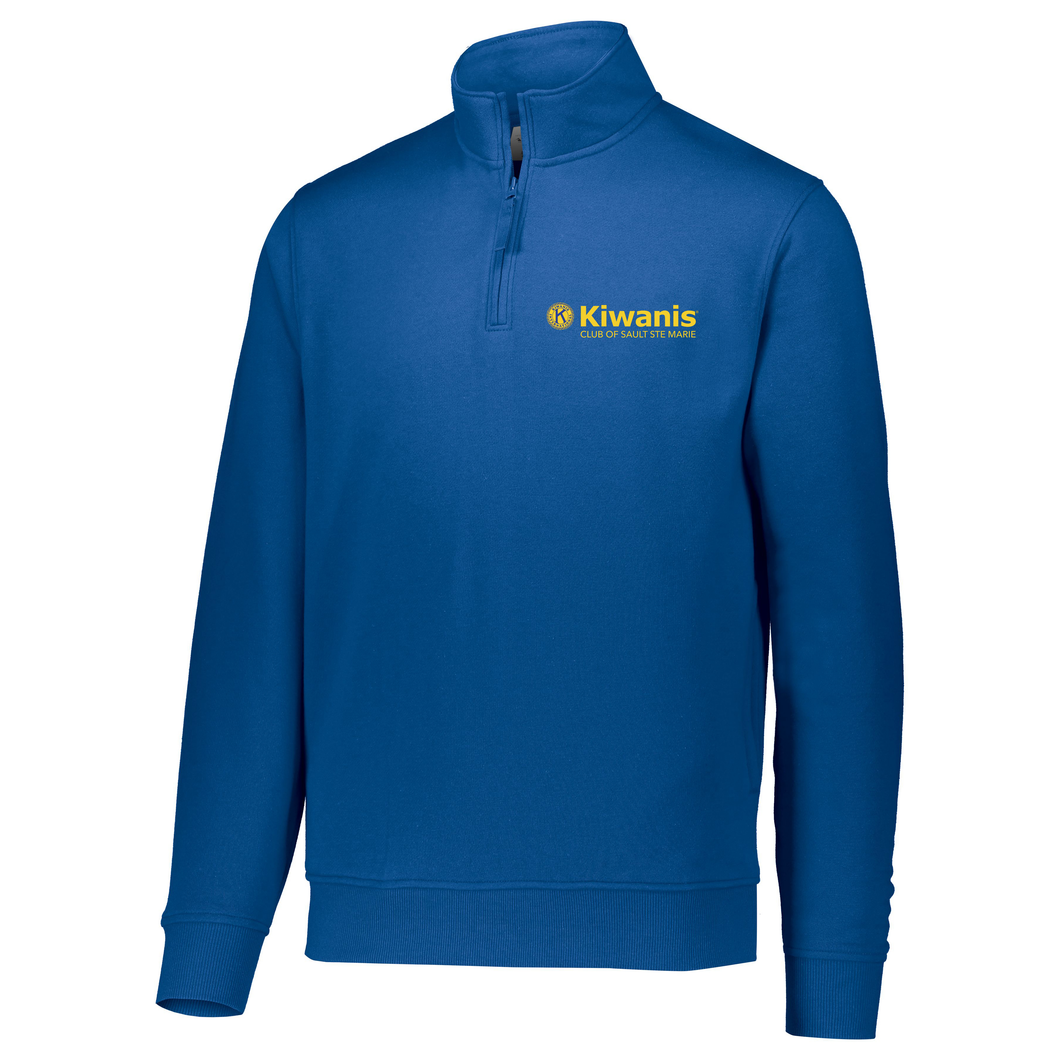 Kiwanis Club of SSM Augusta Sportswear 1/4 Zip Fleece Pullover Embroidered