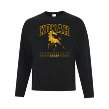 Load image into Gallery viewer, Korah Intermediate STAFF Everyday Fleece Crewneck Sweater