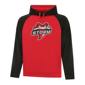 LBMX Storm Game Day Fleece Two Tone Adult Hooded Sweatshirt