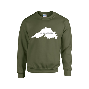 Lake Superior Rocks Co. Fleece Crewneck Sweater