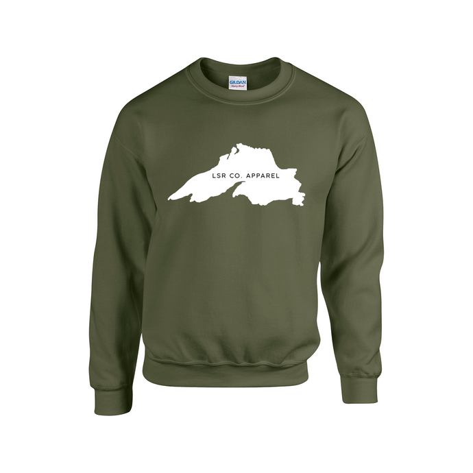 Lake Superior Rocks Co. Fleece Crewneck Sweater