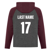 Load image into Gallery viewer, Jr. Knights Dynamic Heather Fleece Two-Tone Hoodie