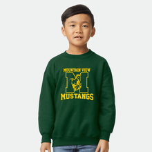 Load image into Gallery viewer, Mountain View Fleece Crewneck Youth Sweater