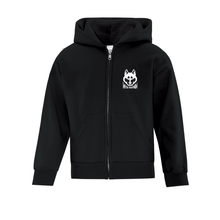 Load image into Gallery viewer, Myia Mayhem Hockey Everyday Fleece Youth Hooded Full Zip Sweatshirt