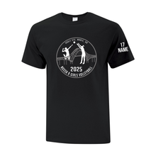 Load image into Gallery viewer, NOSSA B Girls Volleyball 2025 Everyday Cotton Tee