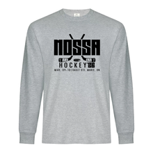 Load image into Gallery viewer, NOSSA Hockey 2026 Ring Spun Long Sleeve Cotton Tee