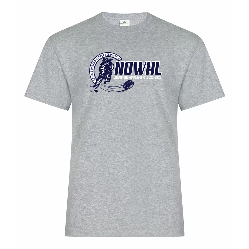 NOWHL 2024 Championship Playoffs Everyday Ring Spun Cotton Adult Tee