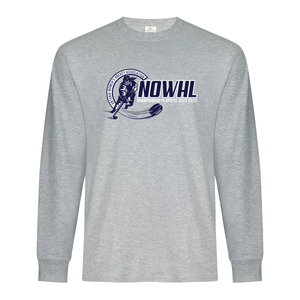 NOWHL 2024 Championship Playoffs Everyday Ring Spun Cotton Long Sleeve Adult Tee