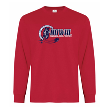 Load image into Gallery viewer, NOWHL 2024 Championship Playoffs Everyday Ring Spun Cotton Long Sleeve Adult Tee
