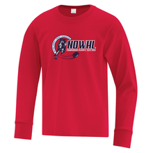 Load image into Gallery viewer, NOWHL 2024 Championship Playoffs Everyday Cotton Long Sleeve Youth Tee