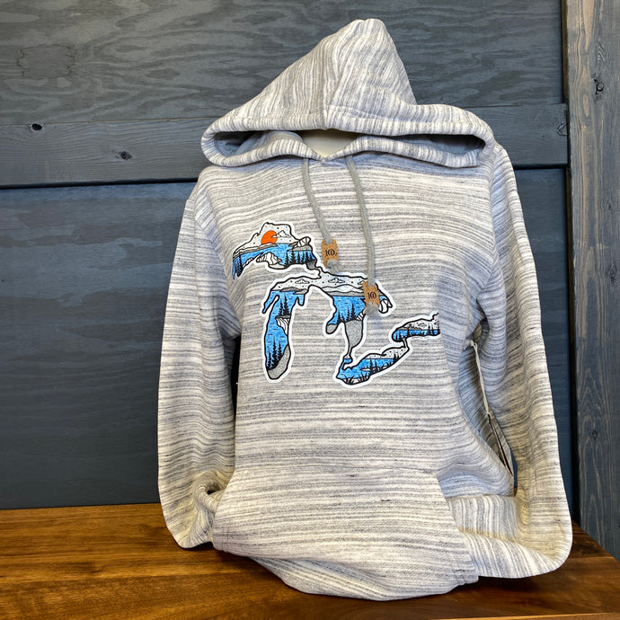 Great Lakes Tentree Space Dye Classic Hoodie - Naturally Illustrated
