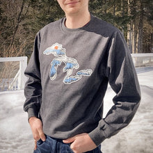 Load image into Gallery viewer, Great Lakes Everyday Fleece Crewneck Sweater - Naturally Illustrated