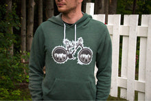 Load image into Gallery viewer, Mountain Bike Bella + Canvas Sponge Fleece Pullover Hoodie - Naturally Illustrated