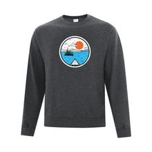 Load image into Gallery viewer, Canoeing Everyday Fleece Crewneck Sweater - Naturally Illustrated