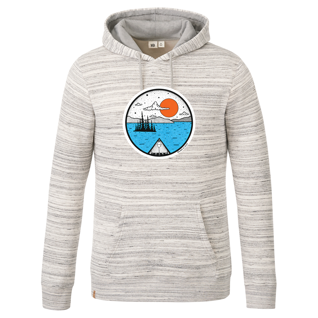 Canoeing Tentree Space Dye Classic Hoodie - Naturally Illustrated