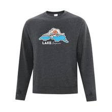 Load image into Gallery viewer, Lake Superior Everyday Fleece Crewneck Sweater - Naturally Illustrated
