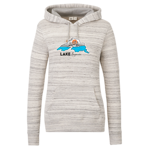 Lake Superior Tentree Space Dye Ladies Classic Hoodie - Naturally Illustrated