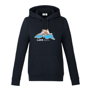 Lake Superior Tentree Space Dye Ladies Classic Hoodie - Naturally Illustrated
