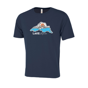 Lake Superior Eurospun Ring Spun Tee - Naturally Illustrated
