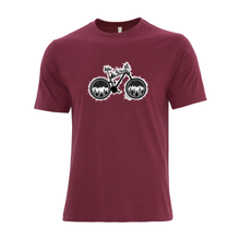 Load image into Gallery viewer, Mountain Bike Eurospun Ring Spun Tee - Naturally Illustrated