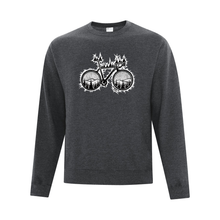 Load image into Gallery viewer, Road Bike Everyday Fleece Crewneck Sweater - Naturally Illustrated