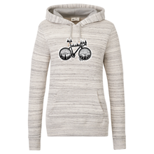 Load image into Gallery viewer, Road Bike Tentree Space Dye Ladies Classic Hoodie - Naturally Illustrated