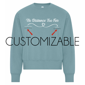 No Distance Too Far KOI Element CFF Ladies Crewneck