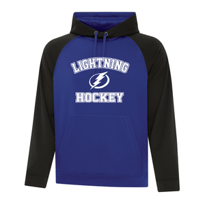 North Channel Lightning Two Tone Adult Hooded Sweatshirt