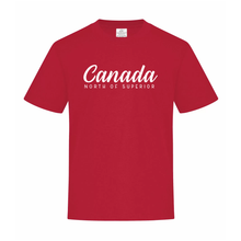 Load image into Gallery viewer, Canada North Of Superior Ring Spun Cotton Youth Tee