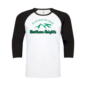 Northern Heights Spirit Wear Ring Spun Baseball Tee