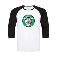 Load image into Gallery viewer, Northern Heights Hawks Ring Spun Baseball Tee