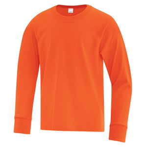 Your Team's Everyday Cotton Long Sleeve Youth Tee