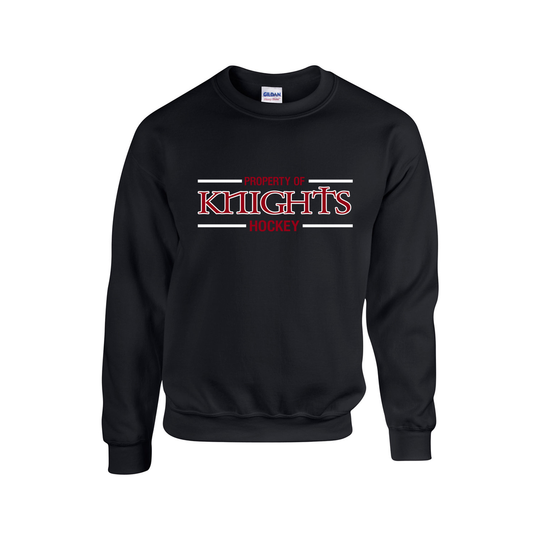 Property of Knights Hockey Crewneck