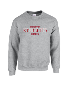 Property of Knights Hockey Crewneck